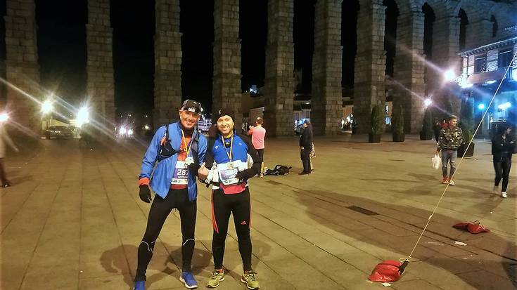 Madrid-Segovia, 100 kilometroko ultra lasterketa bukatu dute bi elgoibartarrek
