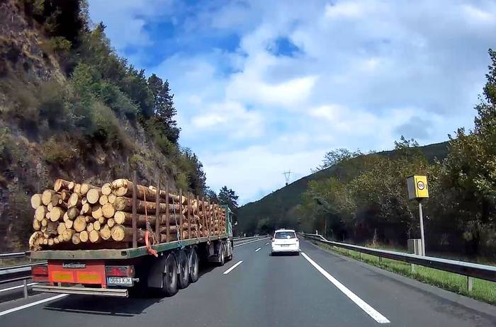 Abiadura mugak aldatu dituzte A-8 autobidean, Elgoibar eta Mendaro artean