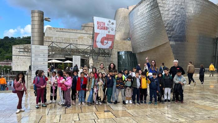 Plaentxi Eskolako 33 ikasleren lanak Guggenheim museoan izango dira ikusgai