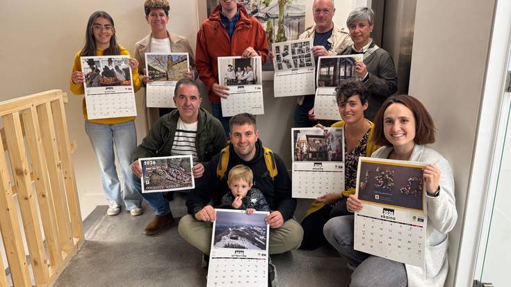 Soraluzeko egutegia gaurtik aurrera salgai herriko komertziotan