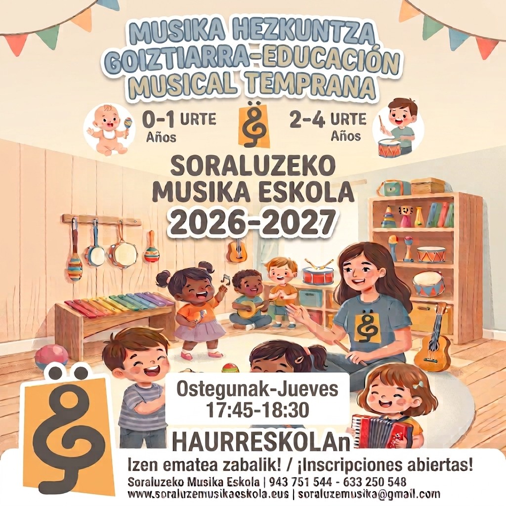 Musika Goiztiarreko saioak URRIAN hasiko dira.