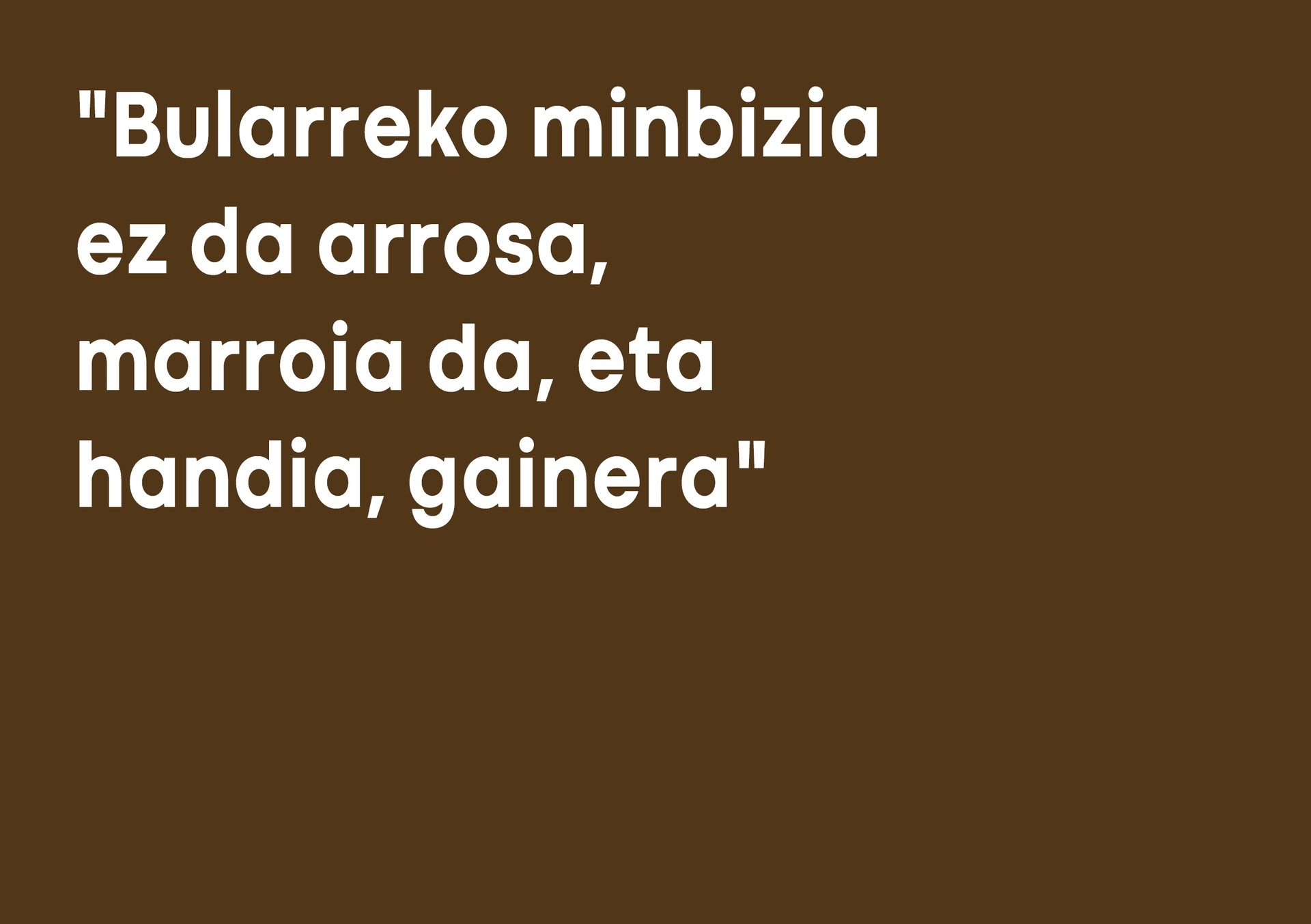 Bularreko minbiziaz